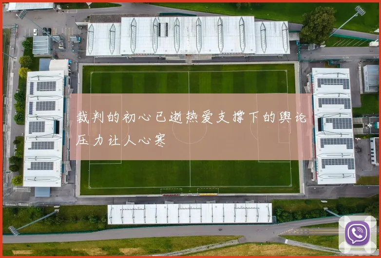 裁判的初心已逝热爱支撑下的舆论压力让人心寒